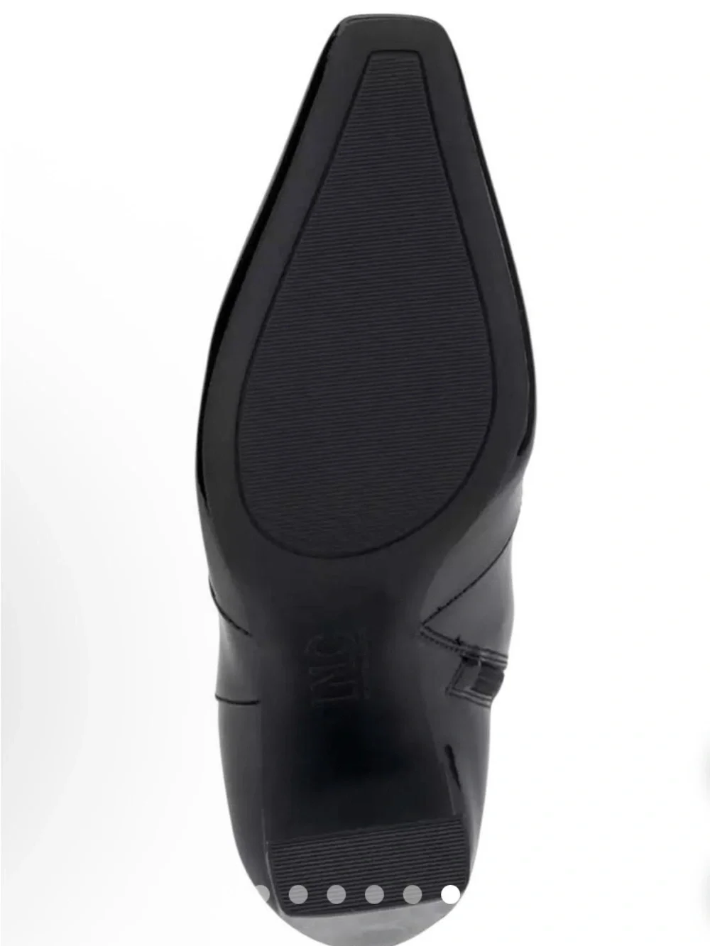 INC International Concepts Black Patent Over-the-Knee Boots Sz 9